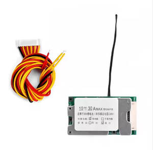 Carte <span class=keywords><strong>de</strong></span> <span class=keywords><strong>charge</strong></span> <span class=keywords><strong>de</strong></span> batterie au lithium BMS 10S 36V 30A, carte <span class=keywords><strong>de</strong></span> protection équilibrée pour cellules Li-ion 18650, équilibreur <span class=keywords><strong>de</strong></span> cellules pour voiture électrique - Product Image 1