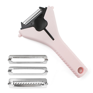 Utensilios para Frutas y Verduras, Pelador de Patatas Multifuncional en Forma de Y de Acero Inoxidable - Product Image 1