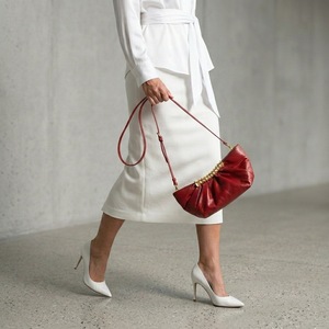 Pochette de soirée haut de gamme plissée en PU et polyester, style nuage, vintage <span class=keywords><strong>français</strong></span>, personnalisable, polyvalente, sac <span class=keywords><strong>à</strong></span> main et bandoulière pour femme - Product Image 5