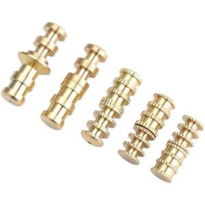 Ensemble en laiton pour table à manger, chaise en bambou - Bouchon pour pieds de table et goupilles de positionnement - Robuste et durable, moderne, simple, installation facile - Product Image 5