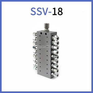 SSV14Manifold การวัดไขมันแบบก้าวหน้าการจ่ายสารหล่อลื่นแบบบล็อกอุปกรณ์ตัวแบ่งน้ำมันวาล์วหัวฉีดน้ำมันหล่อลื่น - Product Image 6