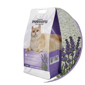 Litière pour <span class=keywords><strong>chat</strong></span> en tofu hypoallergénique non parfumée - Sans danger pour les chatons et les chats âgés - Product Image 5