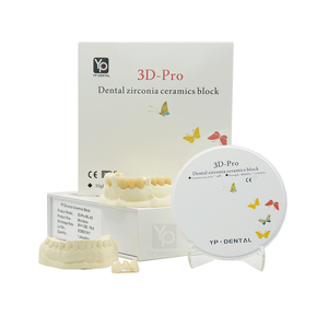 Nhà Máy Giá 3D 4D Pro nha khoa Multilayer Zirconium trống nhà sản xuất 98 Mét cadcam Zirconium gốm khối đĩa - Product Image 4