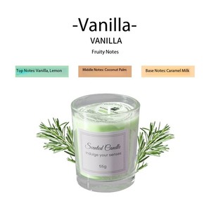 Velas aromáticas no tóxicas ecológicas de cera de soja con logotipo personalizable con fragancia de larga duración para ayudar a dormir - Product Image 4