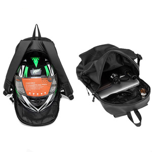 Sac à dos de moto multifonctionnel de grande capacité, imperméable, style tendance, sac de motard, sac pour casque de moto, sac à dos de moto - Product Image 4
