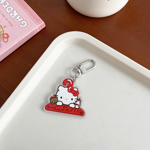 Custom Cartoon Friends Student Small Gift <b>Keychain</b> with UV Printing Acrylic Pendant Fashion Trend Souvenir - Product Image 4