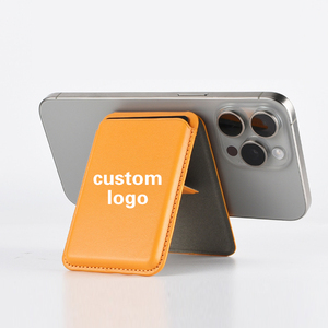 Biểu Tượng Tùy Chỉnh In Da Chủ Thẻ Điện Thoại Wallet Với Đứng Điện Thoại Di Động Silicone Đứng Chủ Thẻ Ví - Product Image 5