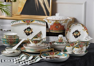 Modern Luxury Porcelain <b>Dinner</b> Plates New Design Hotel Ceramic Tableware Plate Wholesale Restaurants Plates <b>Set</b> Dinnerware - Product Image 5