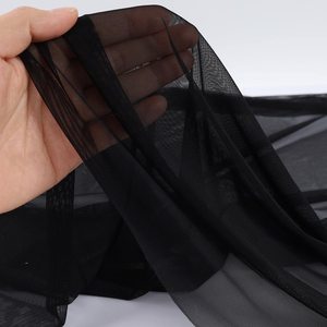 Malla de nailon y spandex ultrafina elástica en 4 direcciones, precortada de 5 yardas, 152,4 cm de ancho, tela de red ligera, transparente y resistente - Product Image 3