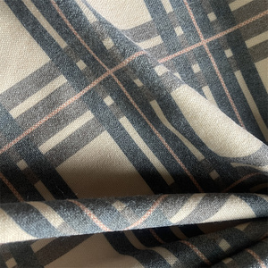 Nhà Sản Xuất Chất Lượng Cao Giá Rẻ Giá Co Kháng Polyester Len Sọc Kiểm Tra Mô Hình Sọc Cho Phụ Nữ Quần Áo - Product Image 1