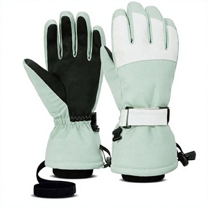 Design personnalisé Gants de ski en molleton de polyester pour l'extérieur, imperméables au vent Gants de ski pour l'hiver - Product Image 1