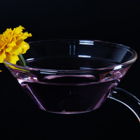 Brûleur d'huiles essentielles en verre transparent, chauffe-parfum à bougie chauffe-plat pour la décoration intérieure, lampe aromatique