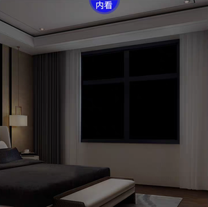 Ingrosso puro Black Out 1.52*30 M/Roll No Light Blackout Privacy vetro pellicola colorata - Product Image 1