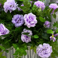 Boule de fleurs artificielles éclatante et luxuriante, chemin de table de mariage, centre de table pour salle à manger d'hôtel, banquet, événement, fête, décoration