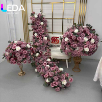 LEDA Stofrose Roze Kunstbloem Bloemenboog Bloemstuk Bruiloft Podiumdecoratie Voor Bruiloft Evenementen Decoratie