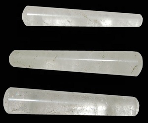 En gros Naturel De Quartz de Guérison Vert Zoisite Rubis Pierre Cristal Point de Baguette À Vendre - Product Image 6