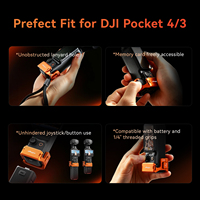 Cage magnétique AMagisn pour DJI Pocket 3/4, cage de caméra portable en métal pour DJI OSMO Pocket 3/4, accessoires pour caméra sportive