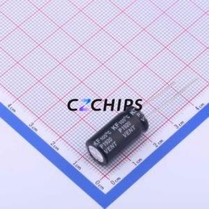 Condensador Electrolítico de Aluminio de Orificio Pasante KF152M016G200A, Componente de Orificio Pasante (THT), D10xL20mm 1500uF 20% 16V 5mm - Product Image 2