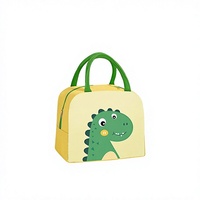 Sac à déjeuner isotherme pour enfants, boîte bento en tissu Oxford épaissi avec feuille d'aluminium, sac isotherme portable, design moderne et minimaliste