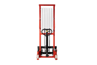 Chariot élévateur manuel à manivelle du Zhejiang, Chine, capacité 1,5 tonne, largeur de fourche 150 mm, utilisation intérieure, garantie 1 an