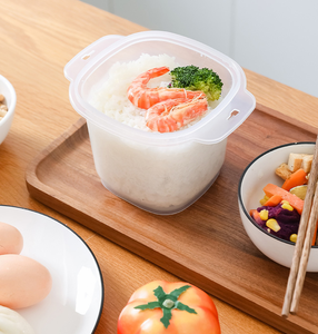 <span class=keywords><strong>Cuiseur</strong></span> à riz et <span class=keywords><strong>cuiseur</strong></span> <span class=keywords><strong>vapeur</strong></span> écologique pour micro-ondes - <span class=keywords><strong>Sans</strong></span> <span class=keywords><strong>BPA</strong></span>, facile à utiliser, peu de désordre, cuite le riz parfaitement à chaque fois - Product Image 6