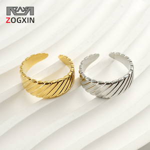 ZOGXIN Fashion <b>Cuff</b> <b>Bracelet</b> Gold <b>Silver</b> Color Geometric Design Adjustable Unisex Jewelry - Product Image 1