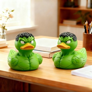 Resin Duck Ornament Green Muscular Duck <b>Desk</b> Decor Artistic Home Decoration Office <b>Study</b> Gift - Product Image 1