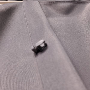 וילונות רקומים בהתאמה אישית בצבע אפור בכמות גדולה |   תפירת OEM לבדים פנימיים לכלי רכב מסחריים וכיסויי חלונות - Product Image 4