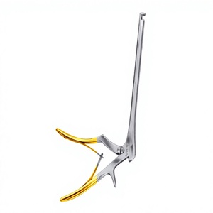 JACKBILLY Stainless Steel Spurling Kerrison Rongeur Punch 40 Degree Forward <b>Bite</b> 4mm <b>Bite</b> Size Thin Foot Plate for Surgical - Product Image 1