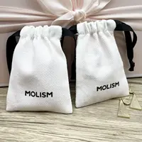 Jewelry Pouch Wholesale Thick Twill Cotton Jewelry Dust Gift Package Pouch Cotton Jewelry Bag With Logo