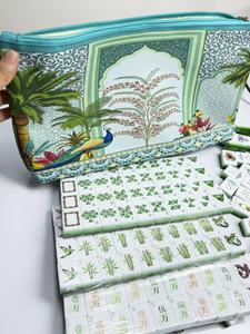 Prevista Vista de Prueba Real: Juego de Fichas de Mahjong Americanas Doradas de Primera Calidad con Diseño del Mago de Oz - Product Image 5