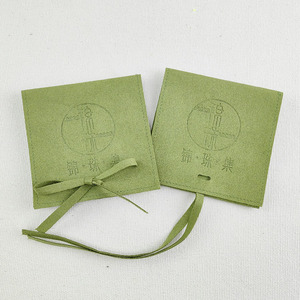 Bolsa de Terciopelo Personalizada para Joyería con Solapa con Logotipo, Bolsa de Microfibra para Exhibición Elegante de Joyas - Product Image 5