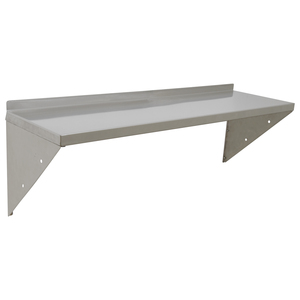 Étagère murale en acier inoxydable, robuste, pour <span class=keywords><strong>restaurant</strong></span>, bar, café et organisation de la cuisine à domicile, ensemble d'étagères de rangement murales et d'affichage - Product Image 2