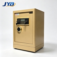 Coffre-fort ignifuge en acier avec clavier numérique électronique JYB, double verrouillage, pour bureau, maison, hôtel
