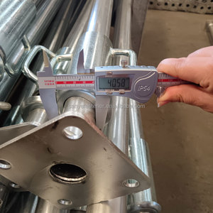 4m 3m <span class=keywords><strong>5m</strong></span> galvanisé réglable télescopique échafaudage échafaudage étaiement cric acier étai pour les fournisseurs de Construction - Product Image 6