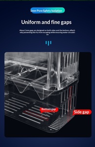Mini incubateur multifonctionnel, aquarium transparent, boîte d'isolation pour l'élevage des poissons - Product Image 6
