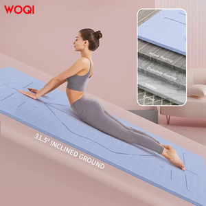 Esterilla de yoga Woqi de 6 mm, EVA, color azul marino, ligera, plegable, para fitness, danza, yoga, unisex - Product Image 3