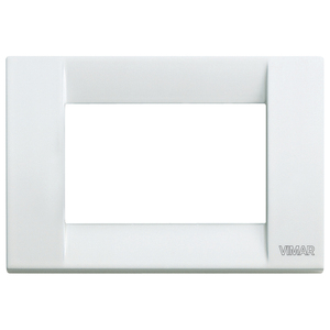 Vimar Classic Plate White 12.5x8.5 Cm For <b>Plugs</b> And <b>Sockets</b> - Product Image 1