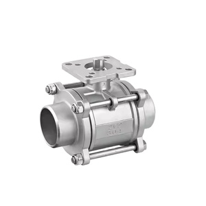 YODSN 316 1000WOG alta piattaforma Bsp Npt Bspt valvola a sfera filettata Dn32 3 pezzi valvola in acciaio inox controllo temperatura normale - Product Image 1