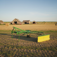 Nouvelle tondeuse à gazon rotative à roues à doigts pour l'élimination des insectes agricoles, haute efficacité