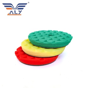 Tampon de lavage de voiture DA 5 pouces, éponge de réparation de peinture automobile, disque de polissage diamanté, tampons de polissage en mousse pour voiture, pour un fini brillant - Product Image 1