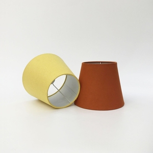 Nordic <span class=keywords><strong>E14</strong></span> <span class=keywords><strong>paralume</strong></span> in tessuto di lino <span class=keywords><strong>paralume</strong></span> rotondo conico per lampada da tavolo per Hotel residenziale - Product Image 6