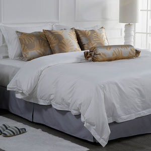 Khách sạn sang trọng 100% cotton tấm ga trải giường Duvet cover 4 cái bedding Set cho giá bán buôn - Product Image 1