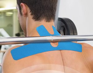 Nastro Kinesiologico Pre-tagliato Adattivo per Spalle e <span class=keywords><strong>Collo</strong></span> con Adesivo Termofusibile; Supporto Elastico per Fitness e Lesioni - Product Image 6