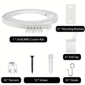 Гибкая направляющая для штор, 3 метра - Product Image 5