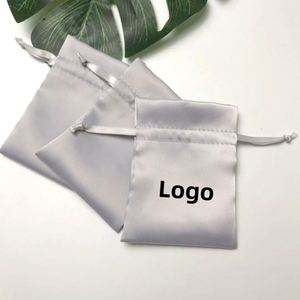 ถุงผ้าซาตินแบบมีเชือกผูกพร้อมหูหิ้วเชือก - Product Image 6
