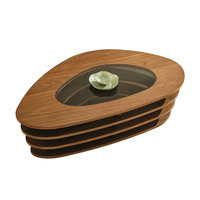 Table basse de luxe créative et moderne, table basse design irrégulière en bois pour salon, en vente