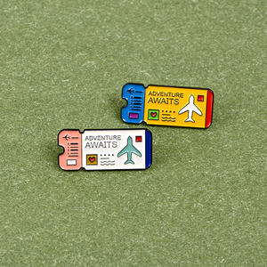 Эмалированная брошь на самолет - Product Image 2