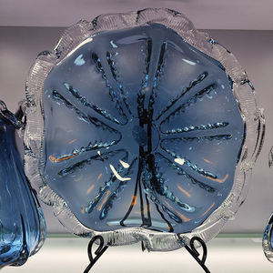 현대 가정 장식 테이블 사탕 트레이 초콜릿 접시 투명 유리 과일 그릇 - Product Image 6