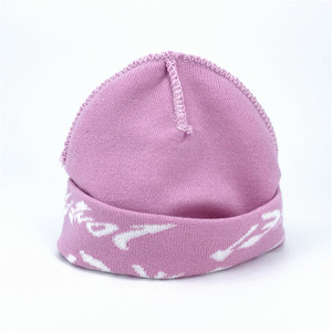 Warm Knitted Hat Custom Printed <strong>Winter</strong> All Over Print Graphic Skull Cuffless Beanie - Product Image 3